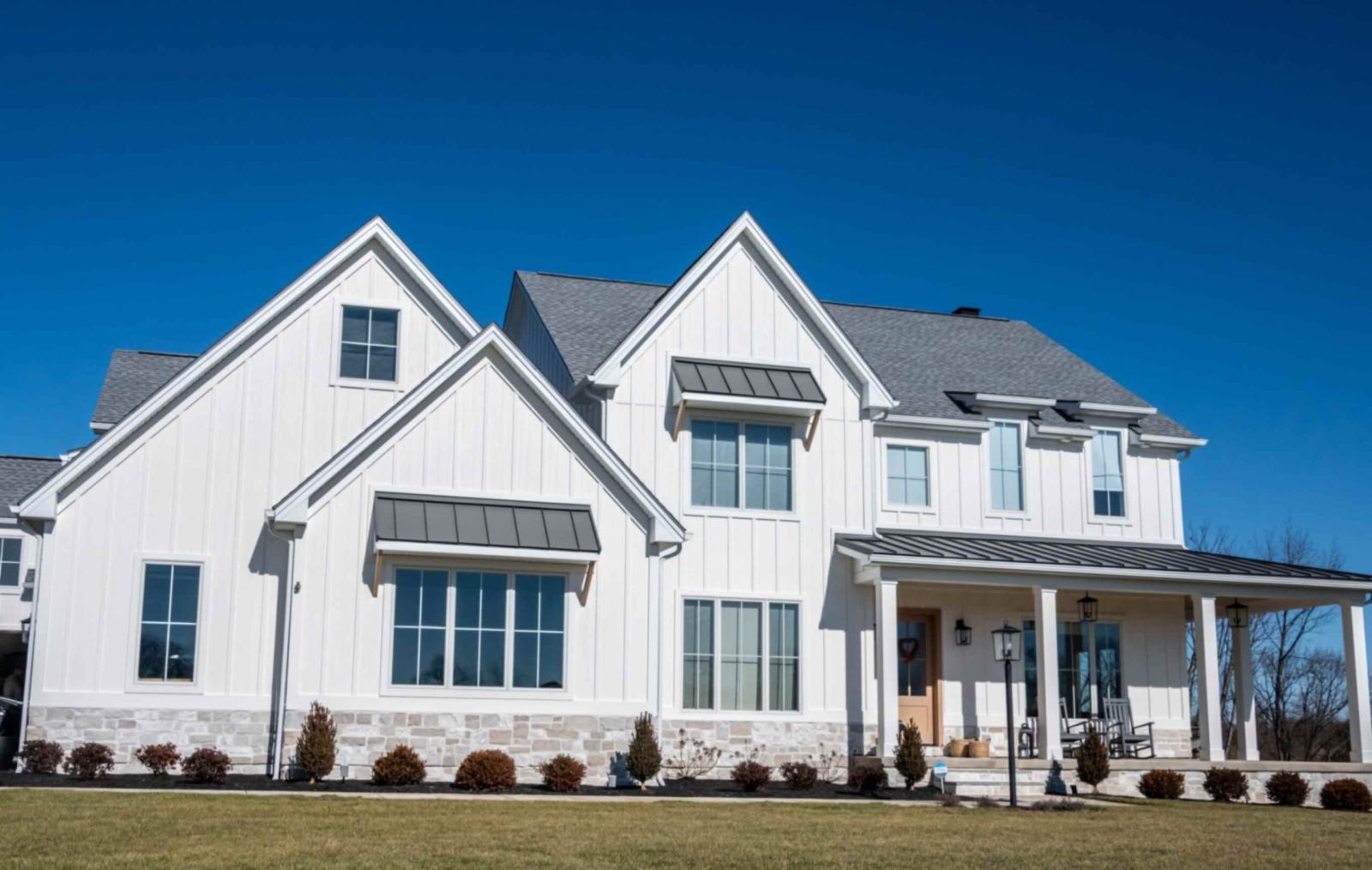 Architectural metal roofing project